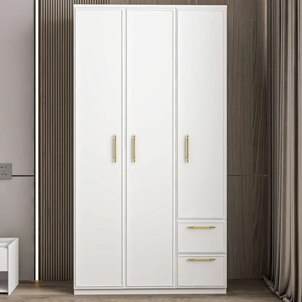 Vaatekaappi Vespera, 90x171.8cm, valkoinen*Linento Furniture Hot