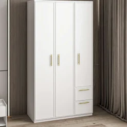 Vaatekaappi Vespera, 90x171.8cm, valkoinen*Linento Furniture Hot