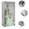 Vaatekaappi New York 75cm kangas*FinePRICE
