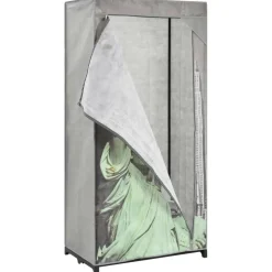 Vaatekaappi New York 75cm kangas*FinePRICE