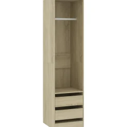 Clearance Vaatekaappi vetolaatikoilla Sonoma-tammi 50cm lastulevy Vaatekaapit