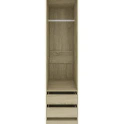 Clearance Vaatekaappi vetolaatikoilla Sonoma-tammi 50cm lastulevy Vaatekaapit