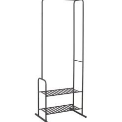 Vaaterekki FELIX 62x46xK173 cm, musta Eteiskalusteet