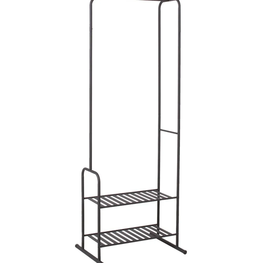 Vaaterekki FELIX 62x46xK173 cm, musta Eteiskalusteet