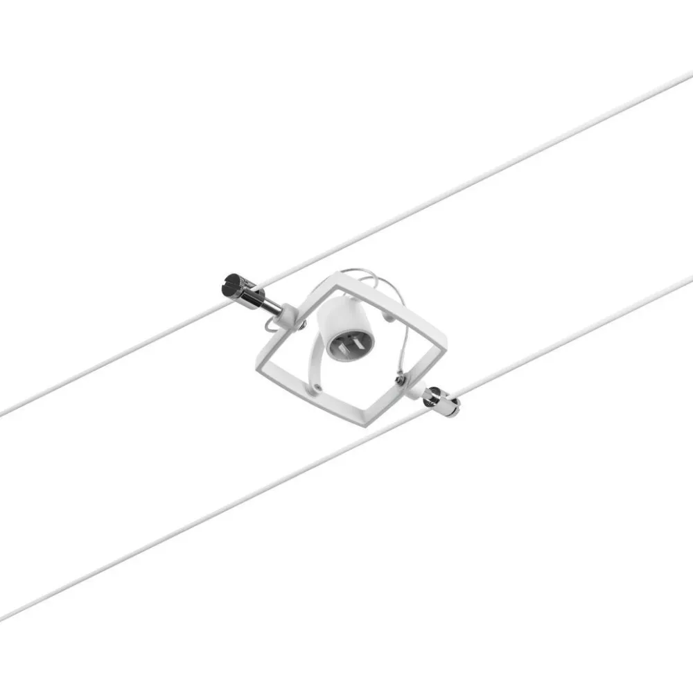 Vaijerivalaisin CorDuo Mac II, GU5.3, 12V, mattavalkoinen*Paulmann Outlet