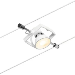 Vaijerivalaisin CorDuo Mac II, GU5.3, 12V, mattavalkoinen*Paulmann Outlet