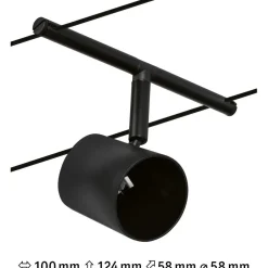 Vaijerivalaisin CorDuo Cup, GU5.3, 12V, eri värejä*Paulmann Outlet