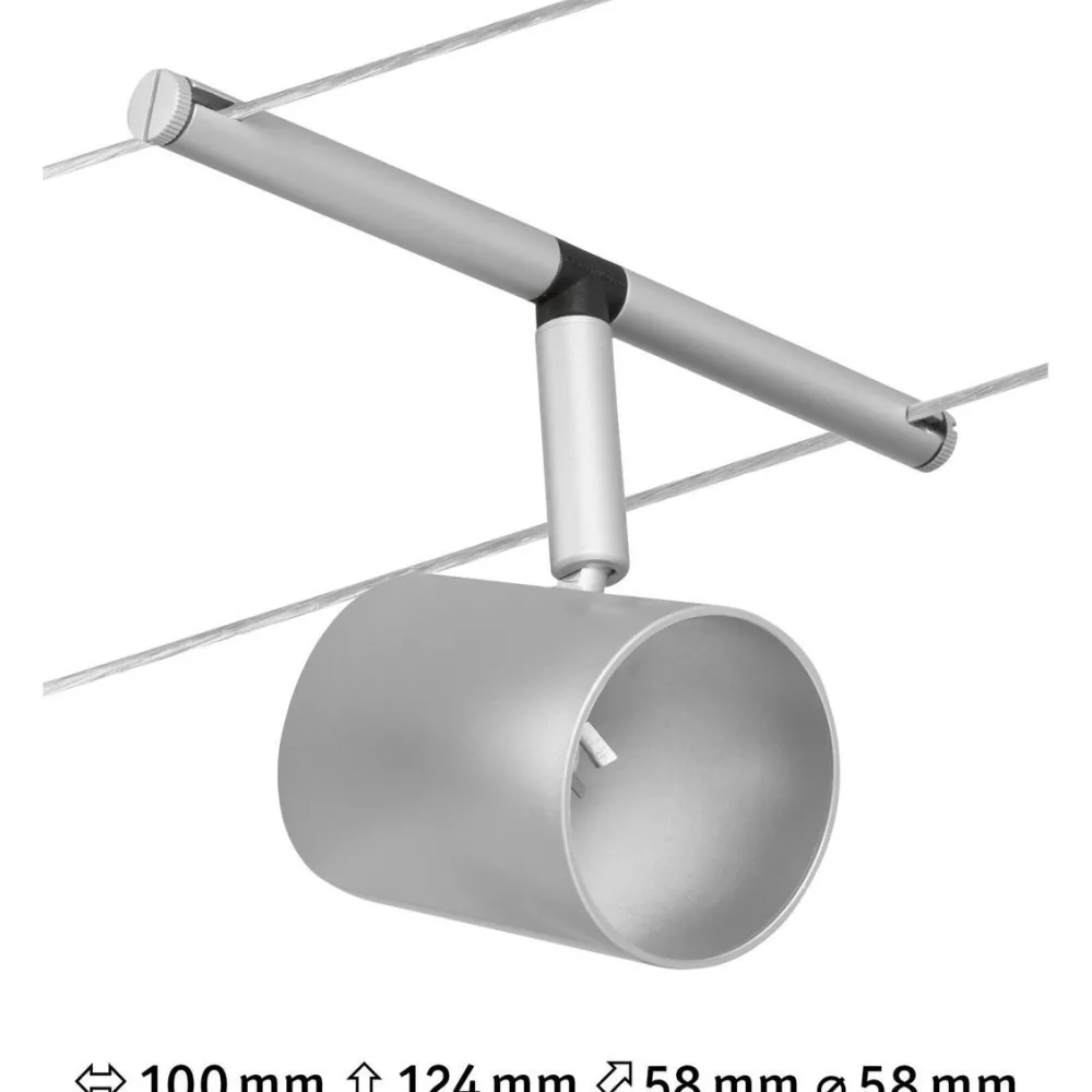Vaijerivalaisin CorDuo Cup, GU5.3, 12V, eri värejä*Paulmann Outlet