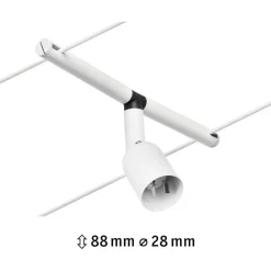 Vaijerivalaisin CorDuo Salt, GU5.3, 12V, eri värejä*Paulmann Clearance