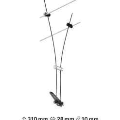 Sale Vaijerivalaisin CorDuo Comet, GU5.3, 12V, himmennettävä, eri värejä Vaijerivalaisimet