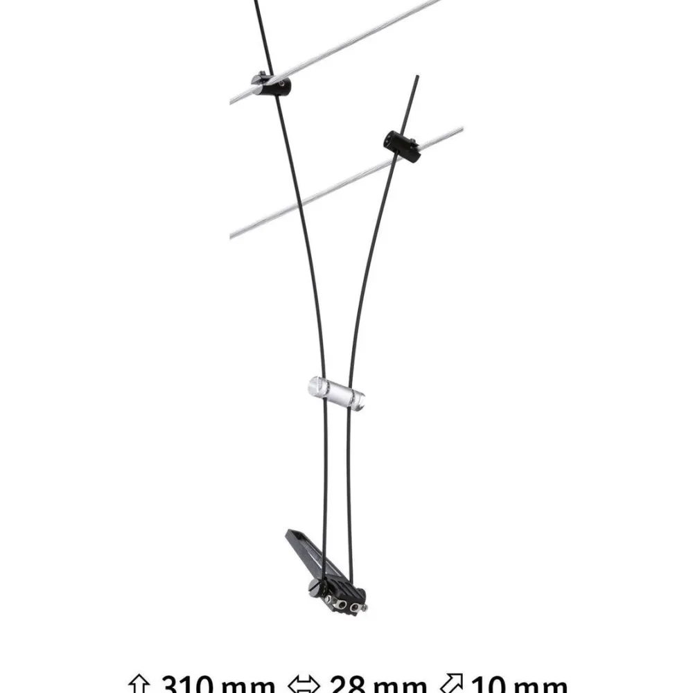 Sale Vaijerivalaisin CorDuo Comet, GU5.3, 12V, himmennettävä, eri värejä Vaijerivalaisimet