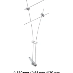 Sale Vaijerivalaisin CorDuo Comet, GU5.3, 12V, himmennettävä, eri värejä Vaijerivalaisimet