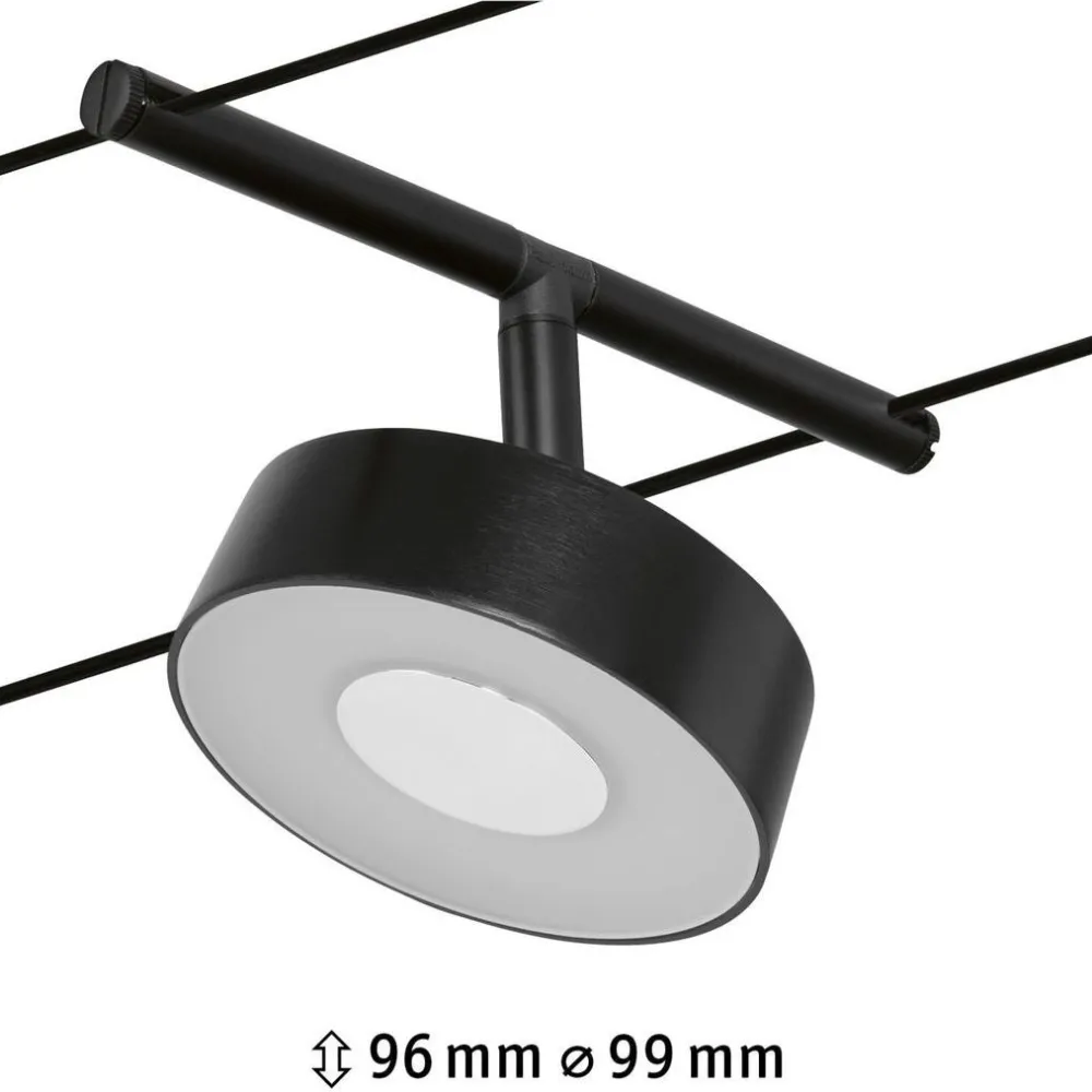 Online Vaijerivalaisin CorDuo Circle, 180lm, 5W, 3000K, 12V, eri värejä Vaijerivalaisimet