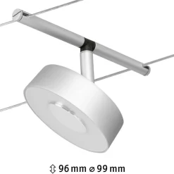 Online Vaijerivalaisin CorDuo Circle, 180lm, 5W, 3000K, 12V, eri värejä Vaijerivalaisimet