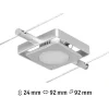 Vaijerivalaisin CorDuo MacLED, 250lm, 4.5W, 3000K, 12V, mattakromi*Paulmann