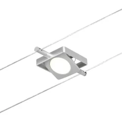 Vaijerivalaisin CorDuo MacLED, 250lm, 4.5W, 3000K, 12V, mattakromi*Paulmann