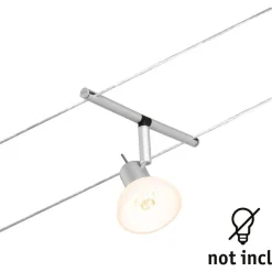 Vaijerivalaisin CorDuo Sheela, GU5.3, 12V, mattakromi*Paulmann Sale