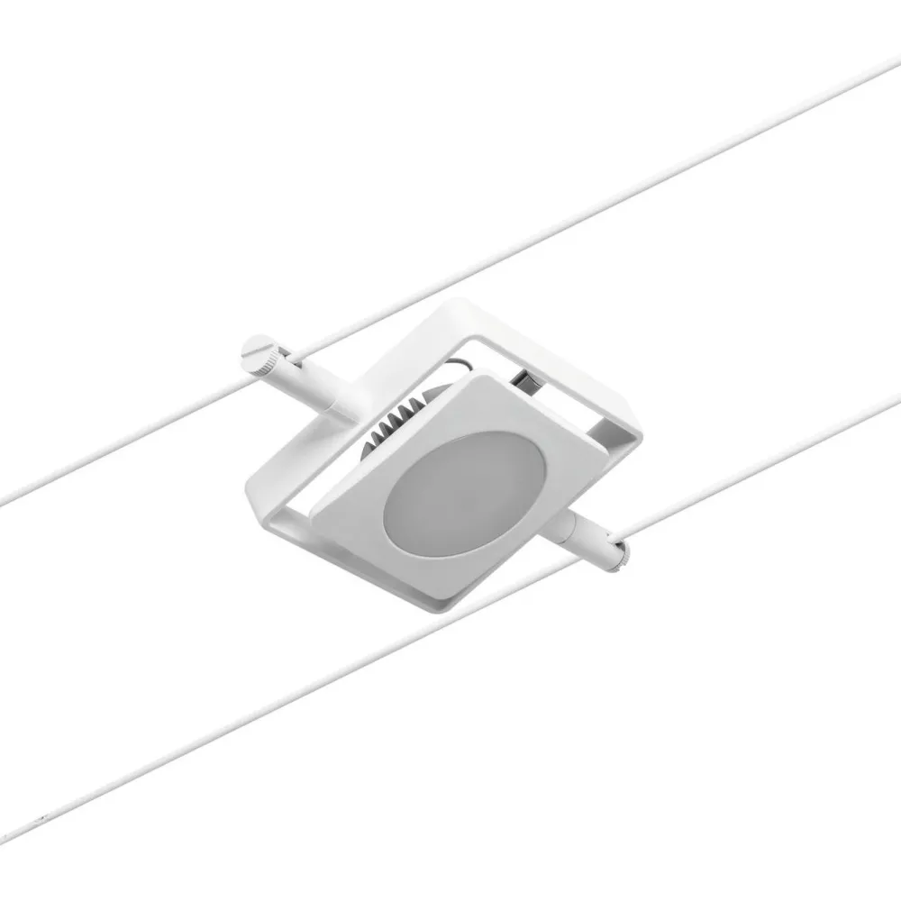 Vaijerivalaisin CorDuo MacLED, 250lm, 4.5W, 3000K, 12V, mattavalkoinen*Paulmann Outlet