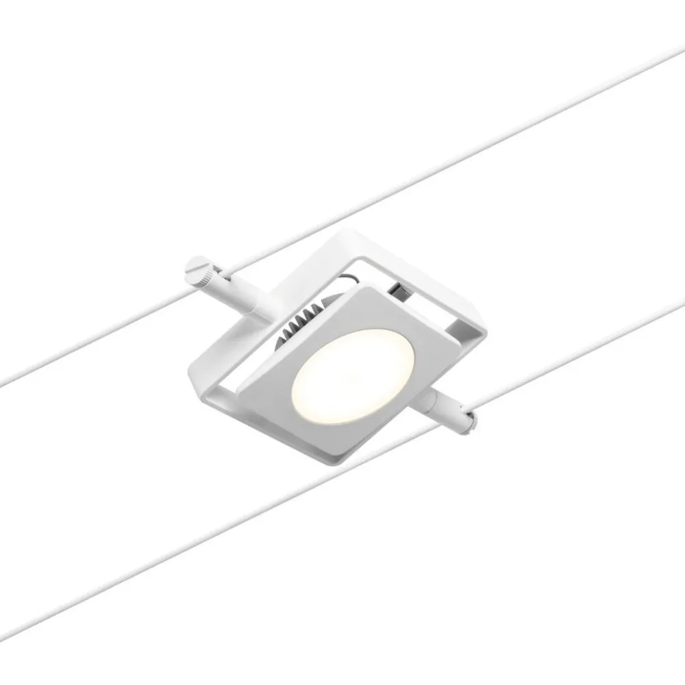 Vaijerivalaisin CorDuo MacLED, 250lm, 4.5W, 3000K, 12V, mattavalkoinen*Paulmann Outlet