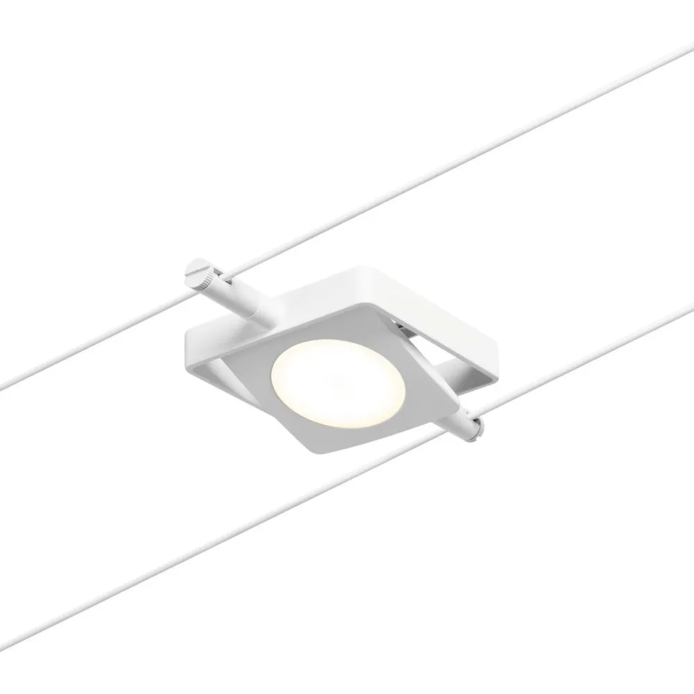 Vaijerivalaisin CorDuo MacLED, 250lm, 4.5W, 3000K, 12V, mattavalkoinen*Paulmann Outlet