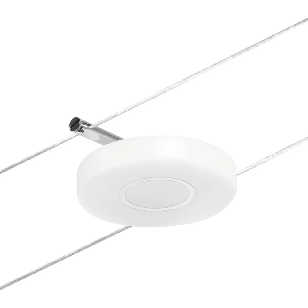 Online Vaijerivalaisin CorDuo DiscLED, 200lm, 4.5W, 3000K, 12V, mattakromi Vaijerivalaisimet