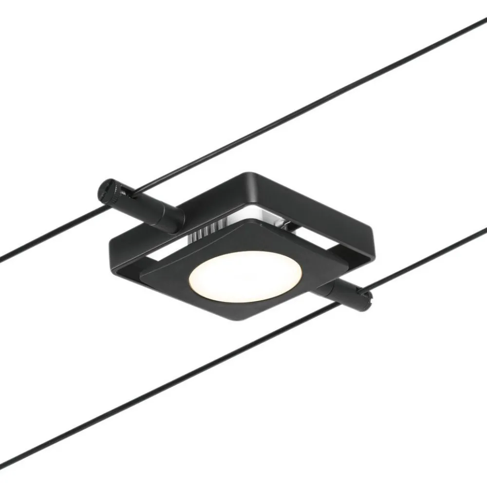 Discount Vaijerivalaisin CorDuo MacLED, 250lm, 4.5W, 3000K, 12V, mattamusta Vaijerivalaisimet