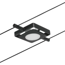 Discount Vaijerivalaisin CorDuo MacLED, 250lm, 4.5W, 3000K, 12V, mattamusta Vaijerivalaisimet