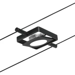 Discount Vaijerivalaisin CorDuo MacLED, 250lm, 4.5W, 3000K, 12V, mattamusta Vaijerivalaisimet