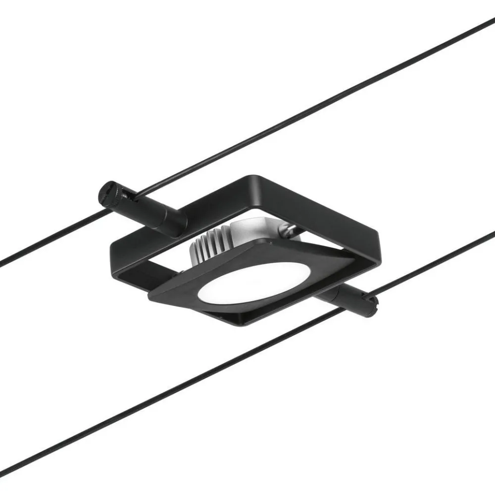 Discount Vaijerivalaisin CorDuo MacLED, 250lm, 4.5W, 3000K, 12V, mattamusta Vaijerivalaisimet