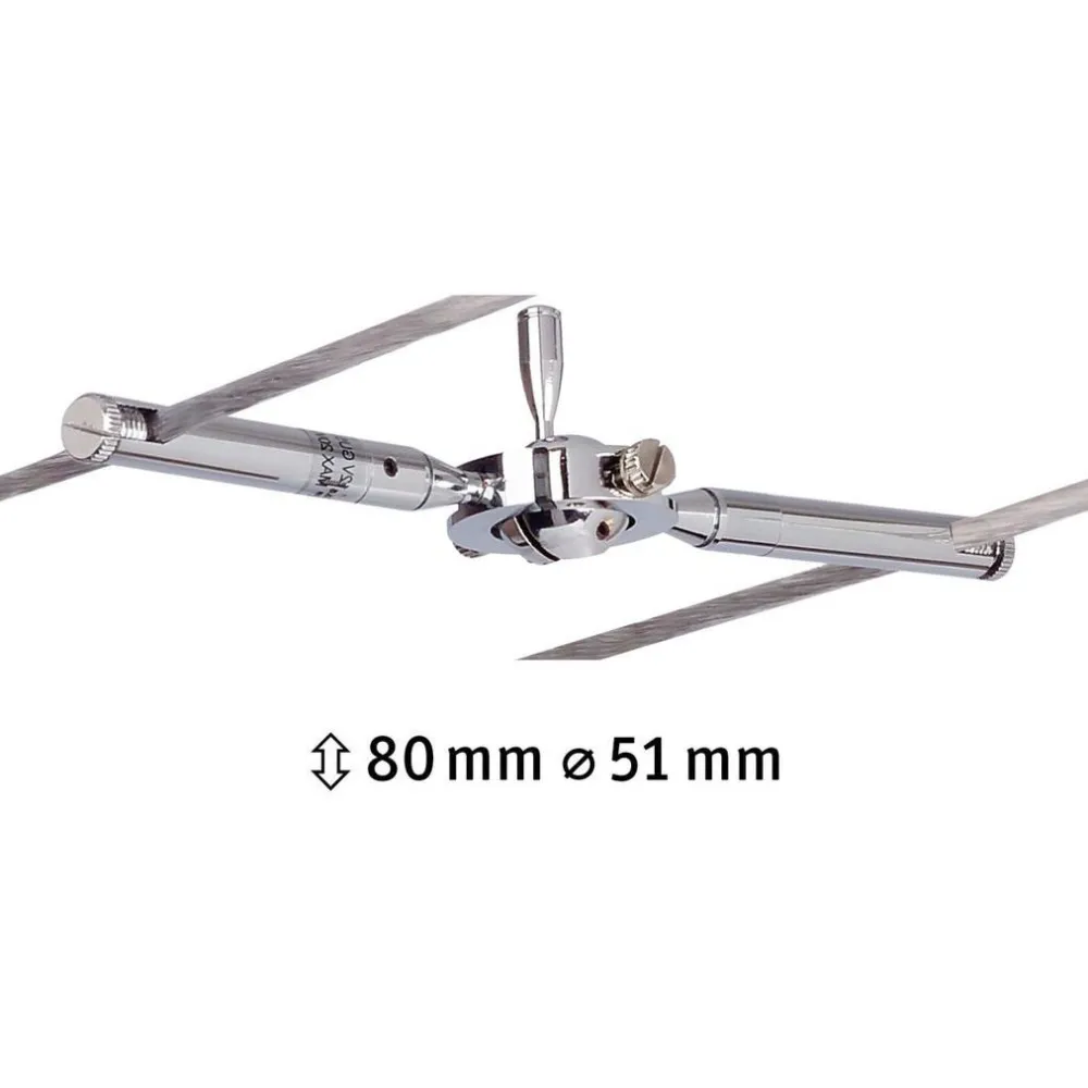 Vaijerivalaisin TogoLED, GU5.3, 12V, himmennettävä, kromi*Paulmann Outlet