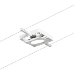 Best Vaijerivalaisinsetti CorDuo MacLED, 3000K, 230/12V, 5 valaisinta, valkoinen/kromi Vaijerivalaisimet