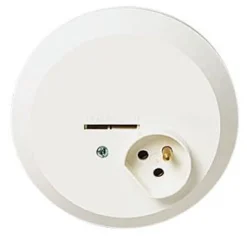Valaisinpistorasia kansi 2- napainen + maadoitettu*Schneider Electric Outlet