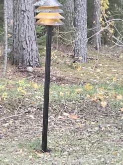 Outlet Valaisinpylväs VP150050/M 1,5 m Ø 50 mm musta Ulkovalaisintarvikkeet
