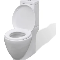 Discount Valkoinen Keraaminen WC ja Bidee Sarja Pesevät Wc-Istuimet