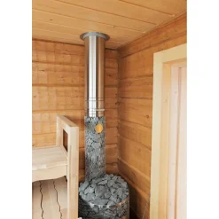 Sale Valmispiippu Siro Air Sauna Ø114mm, kiuaspiippu Valmispiiput|Saunan Savupiiput