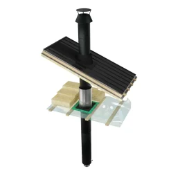 Valmispiippu Siro Prime Ø150mm, takkaan*Härmä Air Outlet