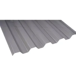 Valokate PC Sun Trapetsi, 0.8mm, savunharmaa, lev. 1040mm, määrämittainen*Keraplast New