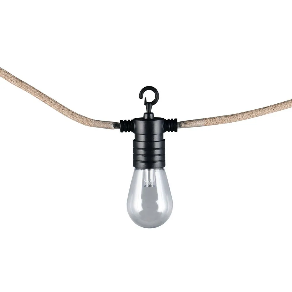 Best Valoketju LED Ember 6m musta/luonnollinen väri Terassivalot|Terassivalot Ja Maavalot