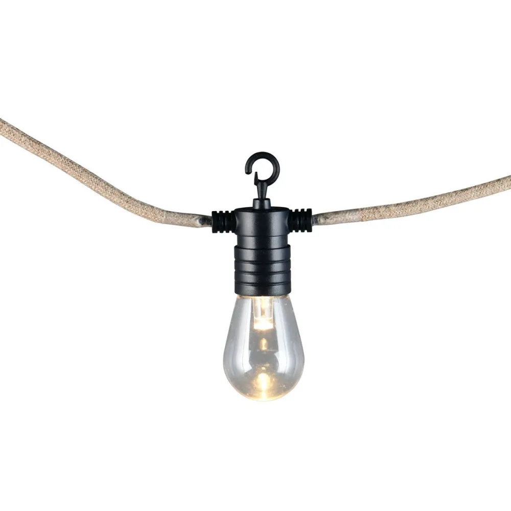 Best Valoketju LED Ember 6m musta/luonnollinen väri Terassivalot|Terassivalot Ja Maavalot