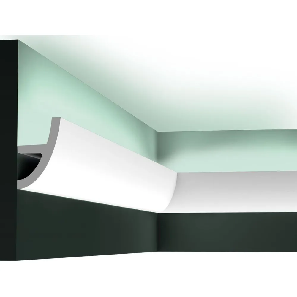 Valolista C373 50x80x2000 mm polyuretaani valkoinen*Orac Decor Discount