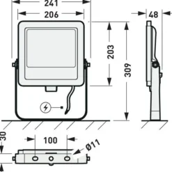 Valonheitin 2390 G2, IP65, 40W, 5000lm, 3/4K*Twenty3 Clearance