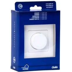 Valonsäädin Connect 2 Home LED 3-100W uppo-asennus valkoinen*Gelia Discount
