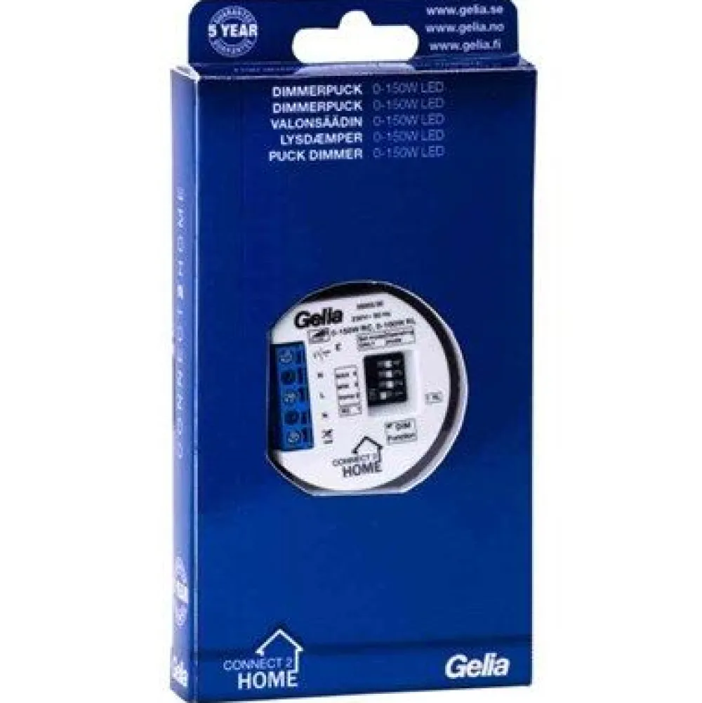 New Valonsäädinmoduli Connect 2 Home 0-150W uppo-asennus Himmentimet