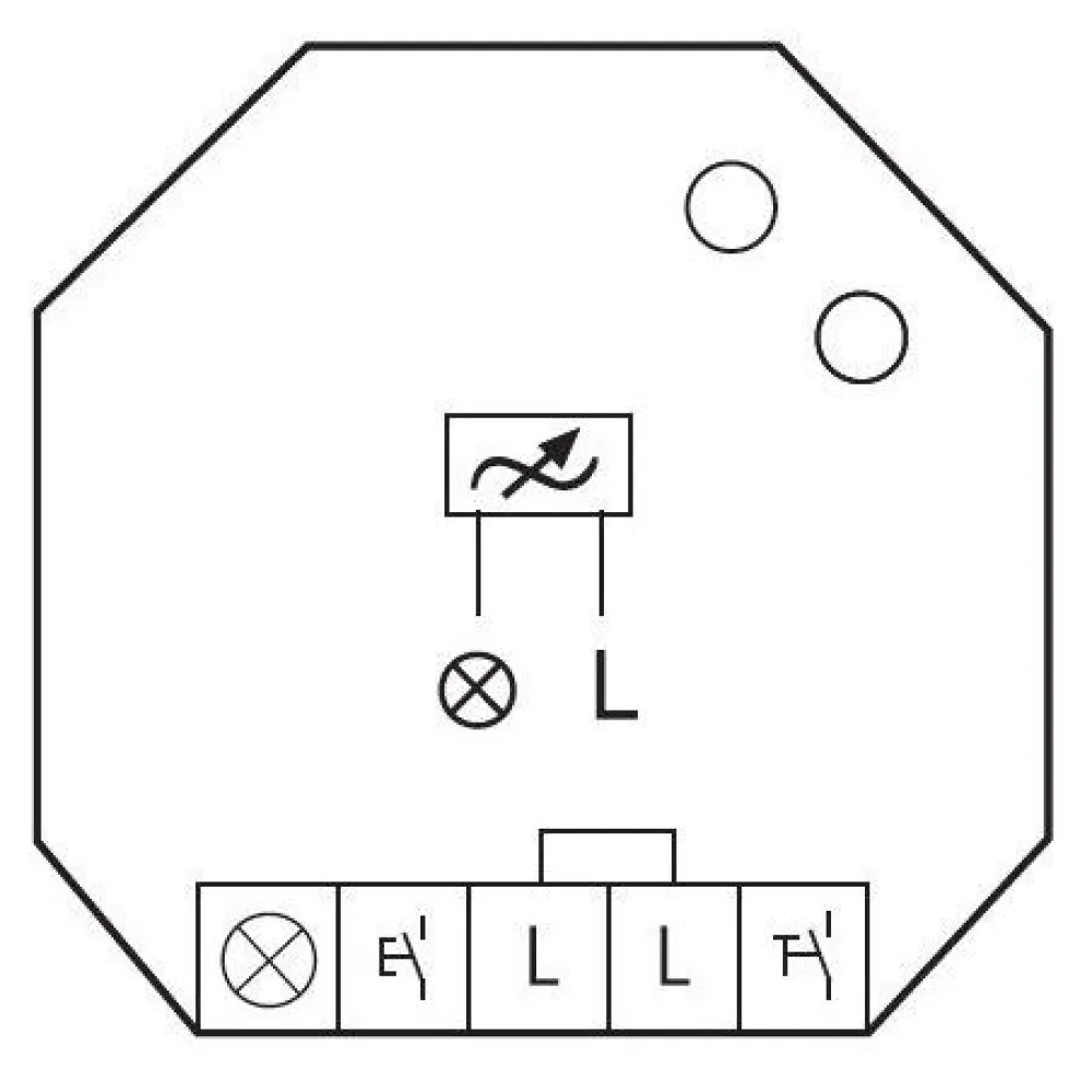 Valonsäädin/painikehimmennin EUD61NPL-230V ilman N-johdinta*Eltako New