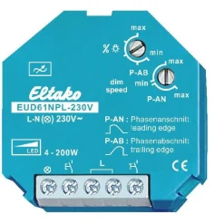 Valonsäädin/painikehimmennin EUD61NPL-230V ilman N-johdinta*Eltako New