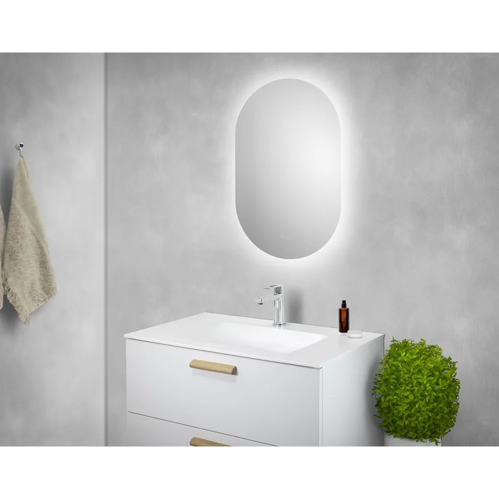 Valopeili iLED OVAL, huurtumaton, IP44, 50x80cm*Savo Clearance