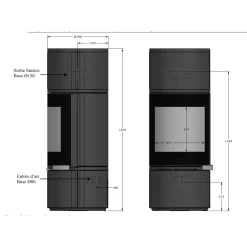 Valurautatakka Alcor antrasiitti 6kW 198kg*Invicta Discount