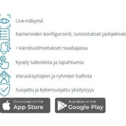 Valvontakamera Nivian Smart, 2K resoluutiolla, 4G modeemilla, suurella akulla ja aurinkokennolla, sähköisesti etänä käänneltävä*Celotron Best