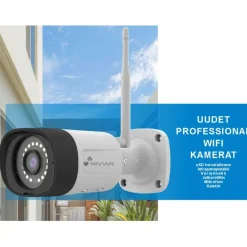 Valvontakamerapaketti Nivian Professional, 3MP, 2 kameraa, 10 kanavaa, 500GB*Celotron Discount