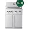 Vapaasti seisova kaasugrilli 4 poltinta ja infrapunalämmitin Stainless Collection*Myoutdoorkitchen Sale
